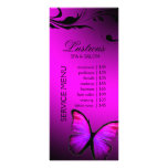 311 Lustrous Butterfly Pink Purple Custom Rack Cards