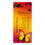 311 Lustrous Butterfly Sunset Personalized Rack Card