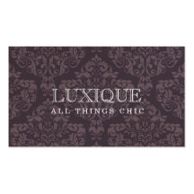 311 Luxuriously Purple Gray Shimmer Paper Business Card