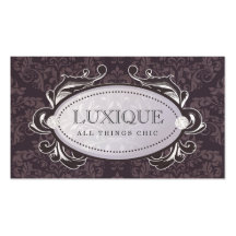 311 Luxuriously Purple Gray Shimmer Paper Business Card Templates