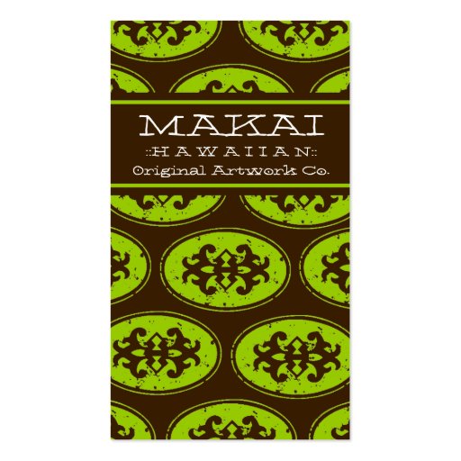 311-MAKAI BUSINESS CARD - PALM TREE (front side)