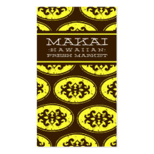 311-MAKAI BUSINESS CARD - PINEAPPLE