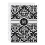 311-Marissa Monogram Damask Black Announcement