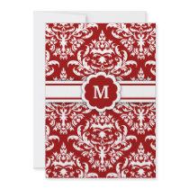 311-Marissa Monogram Damask Lime invitations by Jill311 311-Marissa Monogram Damask Lime invitations
