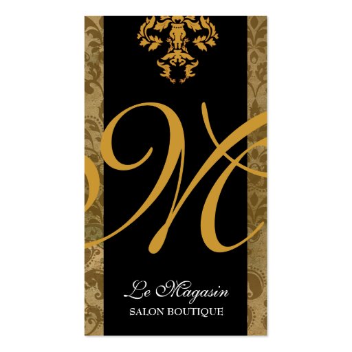 311 Marley Monogram Gold Rush Business Card (front side)