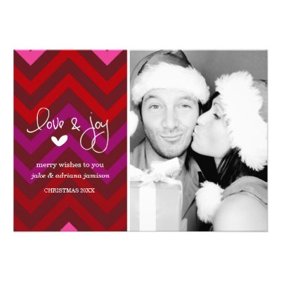 311 Merry Chevron Holiday Photo Card