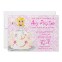 311 Miss Wright 2 Blonde Damask Custom Invite