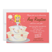 311 Miss Wright 2 Blonde Honeysuckle Melon Invitations