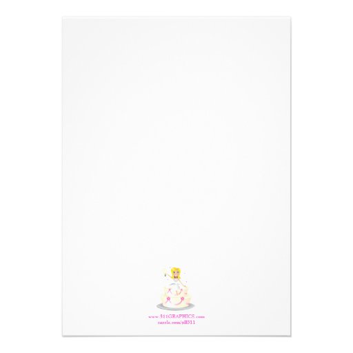 311 Miss Wright 2 Blonde Honeysuckle Melon Invitations