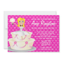 311 Miss Wright 2 Blonde Pink Hearts Invite
