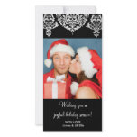 311 Mon Cherie Damask Christmas Photo Card