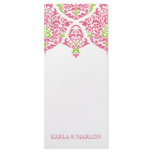 311 Mon Cherie Damask Honeysuckle Lime Rack Card