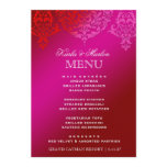 311 Mon Cherie Damask Pink & Red Dream Custom Invitations