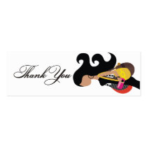 311-Monica Fashionista Thank You Tag business cards by Jill311 311-Monica Fashionista Thank You Tag business cards