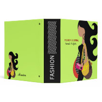 311-Monica High Fashionista Binder Lime
