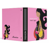311-Monica High Fashionista Binder Pink by Jill311 311-Monica High Fashionista Binder Pink