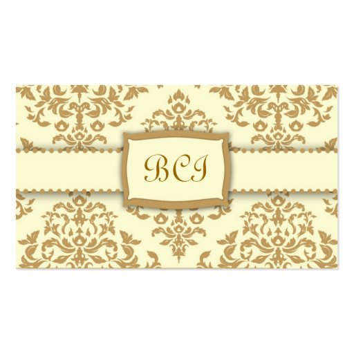 311-Monogram Icing on the Cake - Buttercream Business Card