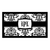311-Monogram Icing on the Cake - Sugar Frosting Business Card Templates