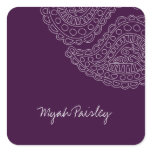 311 Myah Paisley Plum Stickers