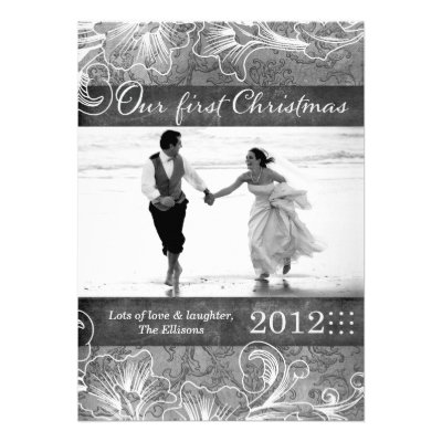 311 Newlywed First Christmas Holiday Card