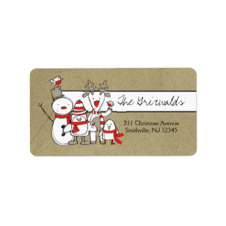North Pole Shipping, Address, &amp; Return Address Labels | Zazzle