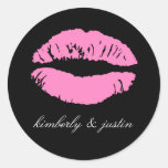 311-Oh Just Kiss it! | Black Round Stickers