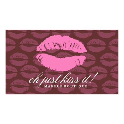 311-Oh Just Kiss it! | Milk Chocolate Business Cards by Jill311