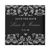 311-Outback Damask | Gray magnets
