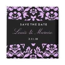 311-Outback Damask | Lilac magnets