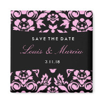 311-Outback Damask | Pink magnets