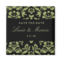 311-Outback Damask | Sage magnets