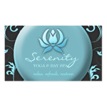 311 Peaceful Spa Delight Business Card Template
