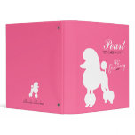 311 Pearl the Poodle Pet Grooming binders