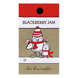 311 Penguin Family Hang Tag Business Card