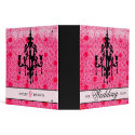 311-Pink & Black Chandelier Binder by Jill311 311-Pink & Black Chandelier Binder
