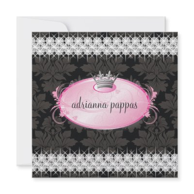 311-Pink Delight Diamond Invitation by Jill311