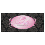 311-Pink Delight Rack Menu Card Customized Rack Card