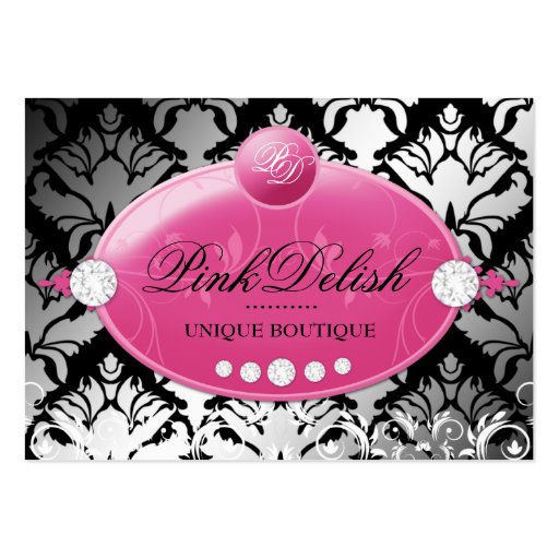 311 Pink Delish Deep Pink | 3.5 x 2.5 Business Card Templates (front side)
