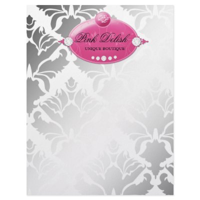311-Pink Delish Deep Pink Letterhead by Jill311