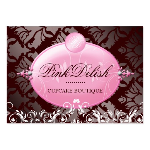 311 Pink Delish Version 2 Chocolate 3.5 x 2.5 Business Card Templates
