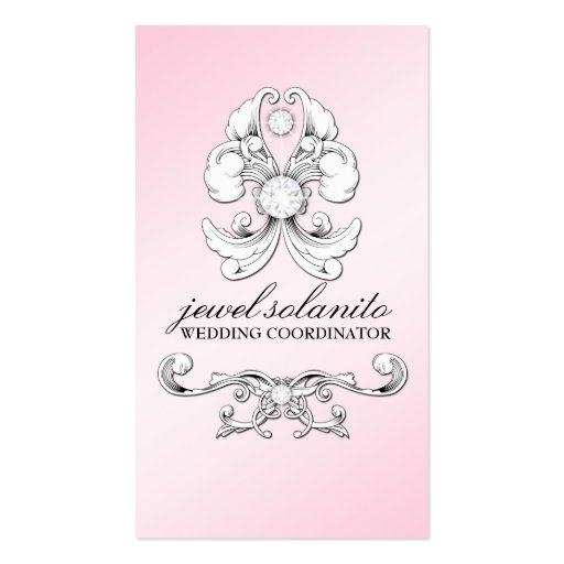 311-Pink Diamond Luxe Business Card (front side)
