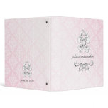 311-Pink Diamond Luxe Damask Binder