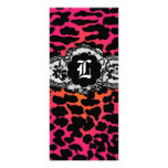 311-Pink Fire Leopard Lace Rack Card