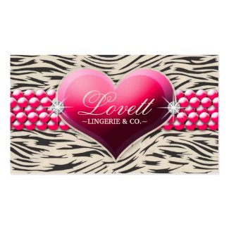 311-Pink Glam Heart (more dots) profilecard