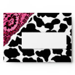 311 Pink Leopard & Lace Envelope