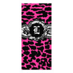 311-Pink Leopard Lace Rack Card