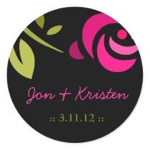 311-PINK ROSE EXTROIDINAIRE stickers