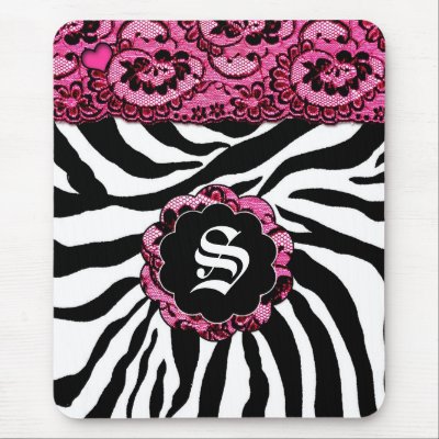 311-PINK SEXY SAFARI LACE MOUSE PADS by Jill311