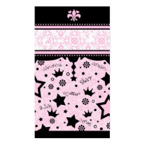 311-PINK STAR NAME CARD business cards