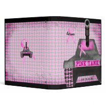 311-Pink Tank Breast Cancer Awareness 3 Ring Binder
